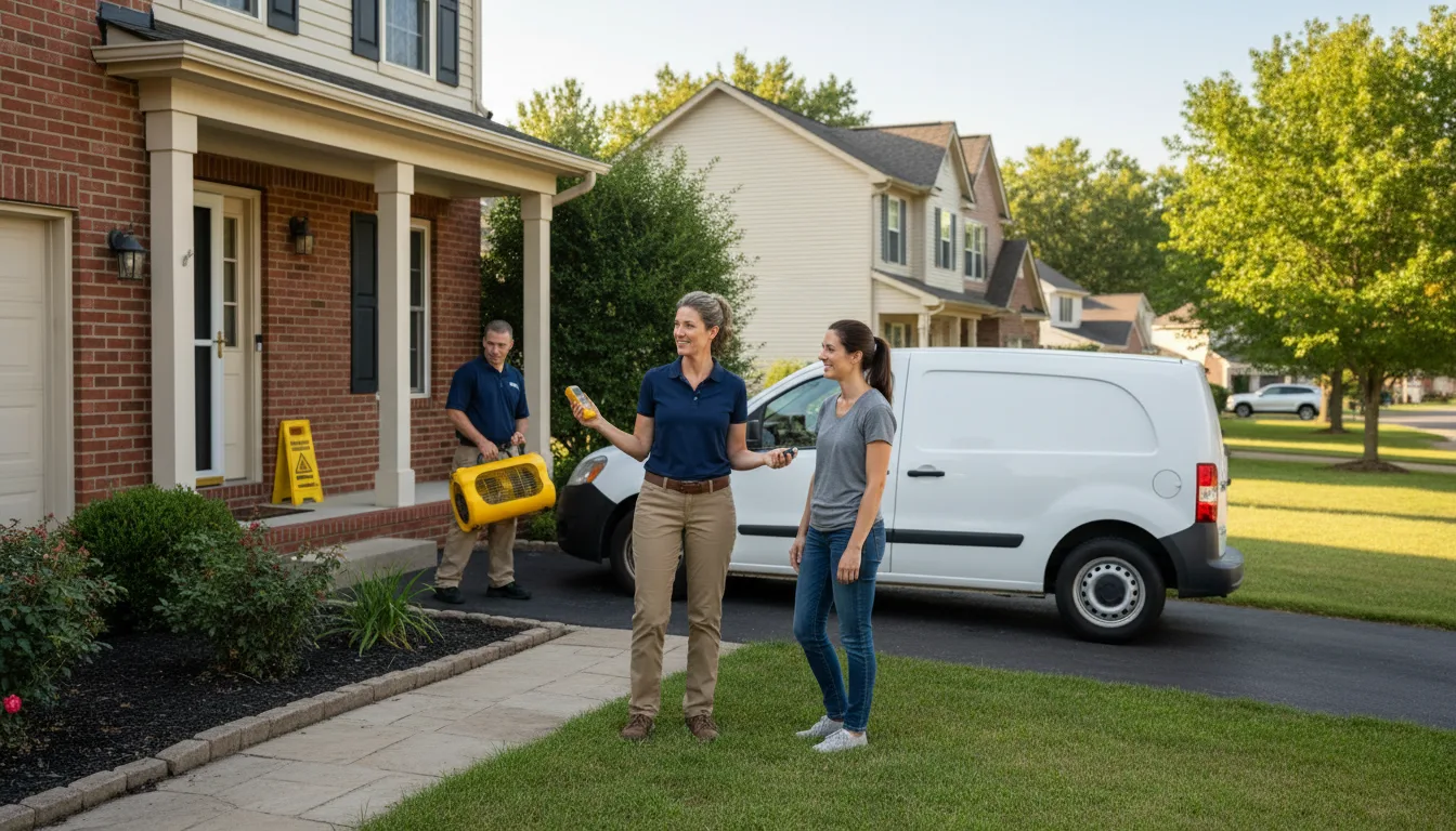 Water restoration image for Water Damage & Restoration Services in Mckenzie, AL